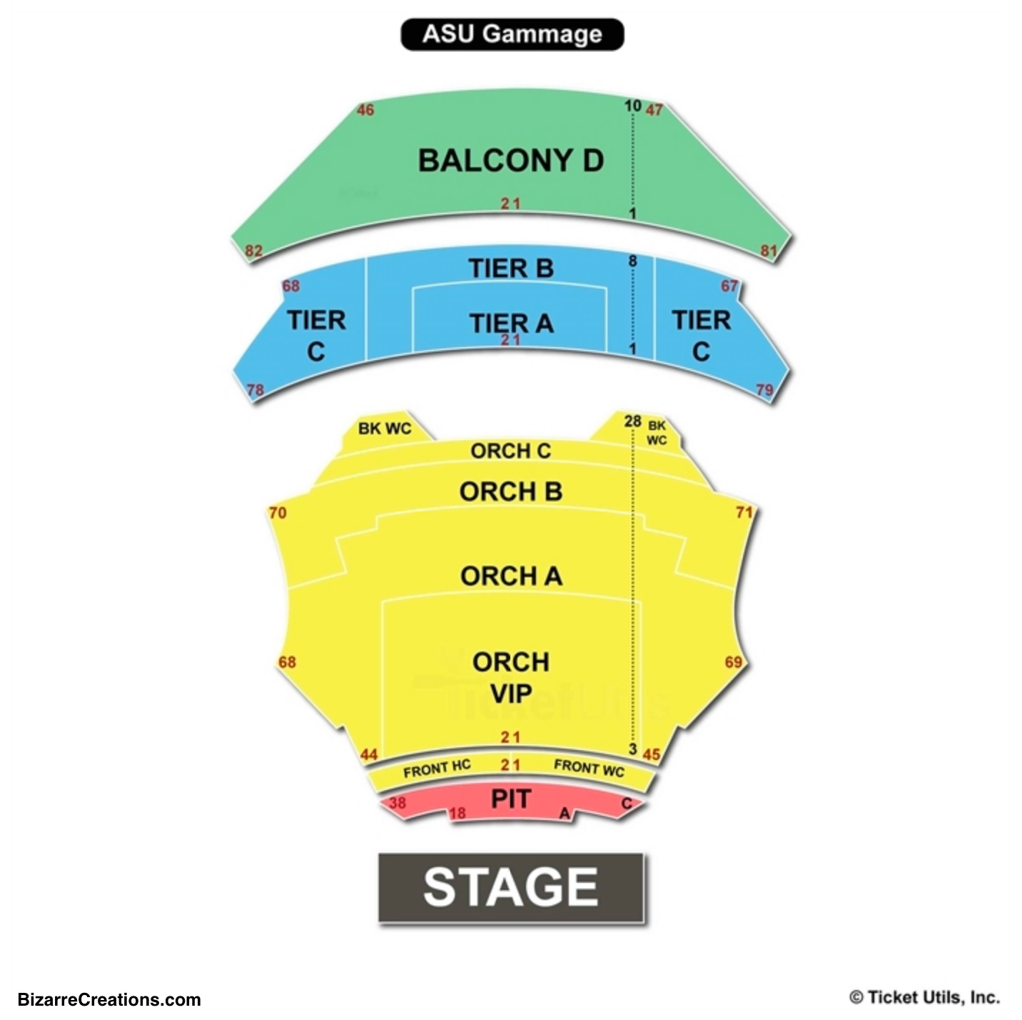 asu gammage seating chart