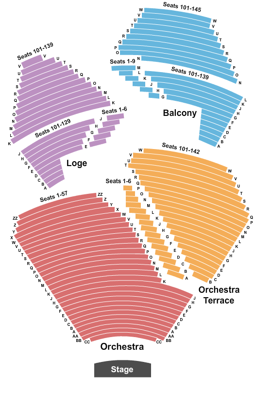 segerstrom center seating chart