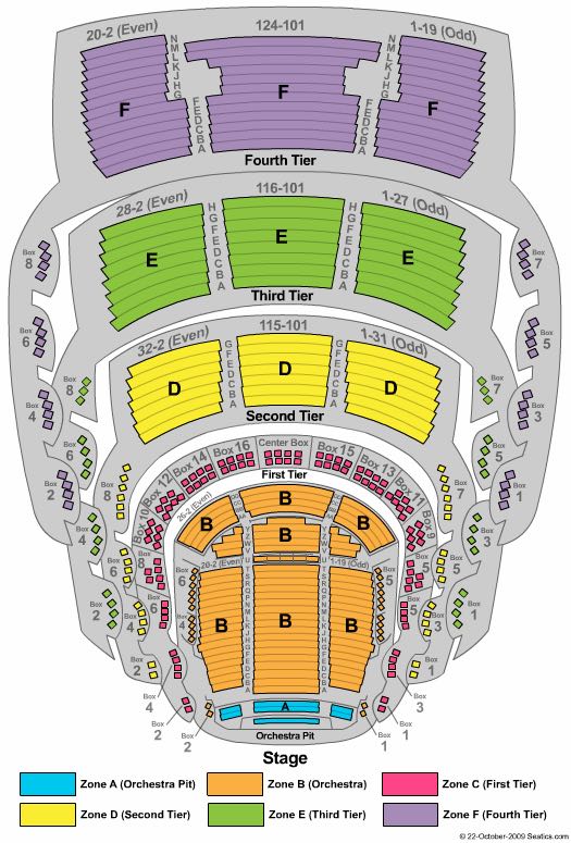 Adrienne Arsht Center Seating Chart