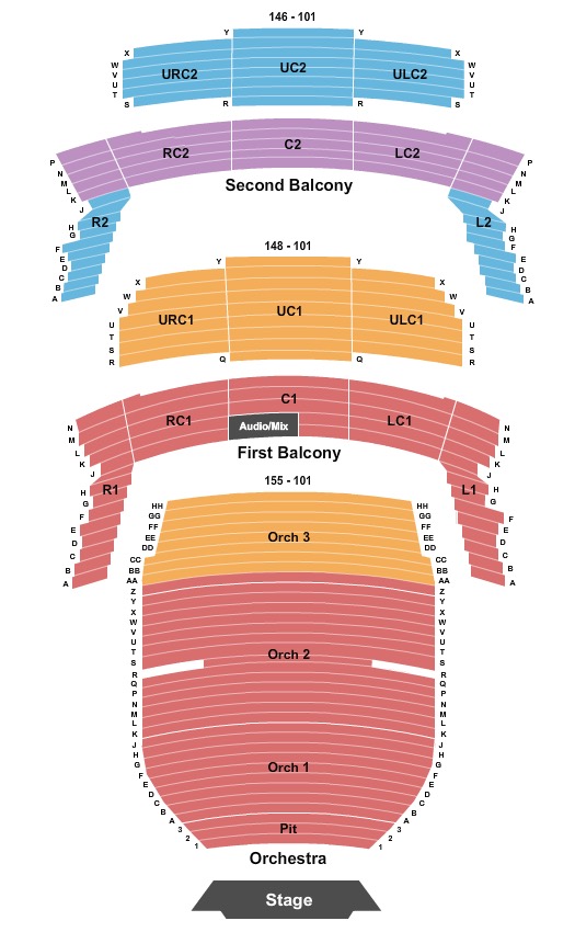 Bass Concert Hall Seating Chart