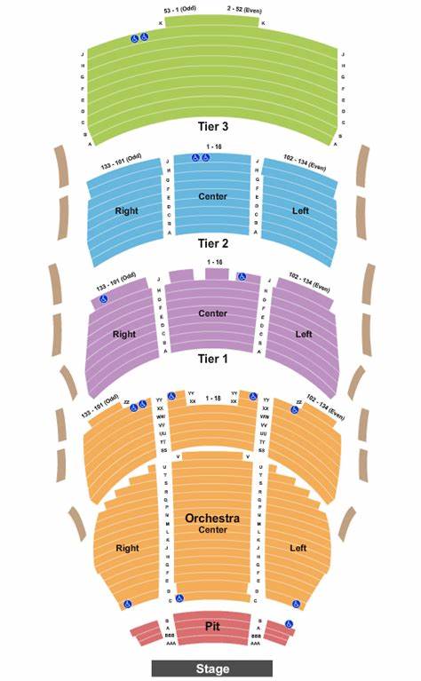 George S. and Dolores Theater Seating Chart