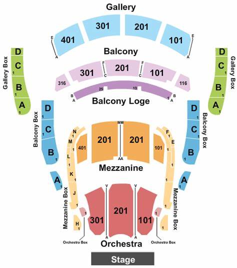 Ordway Center Seating Chart