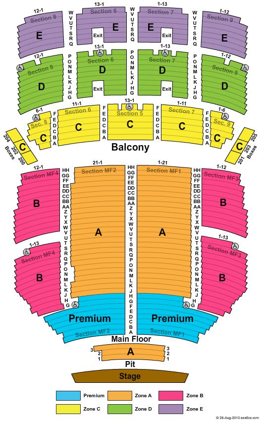 Orpheum Theatre Minneapolis Seating Chart