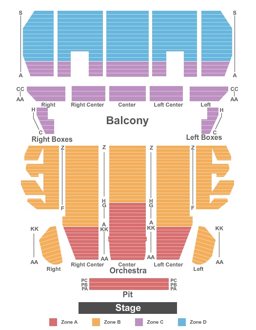 Proctors seating chart