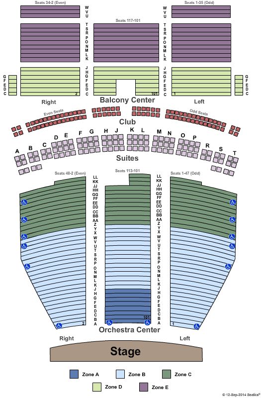 Saenger Theatre (LA) seating chart