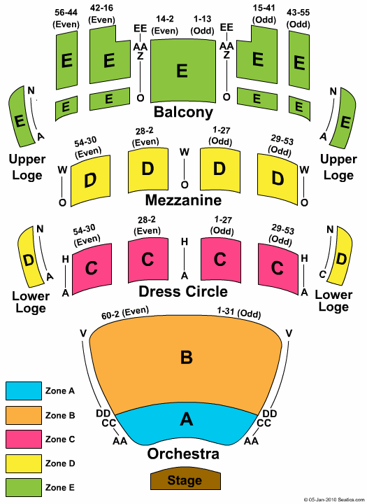 civic theatre san diego seating chart