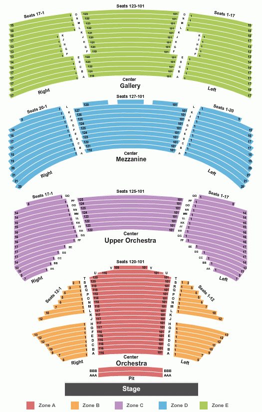 Music Hall At Fair Park Seating Chart