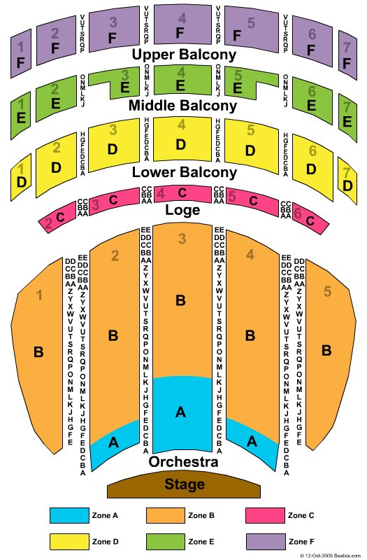 Sheas PA Center seating chart