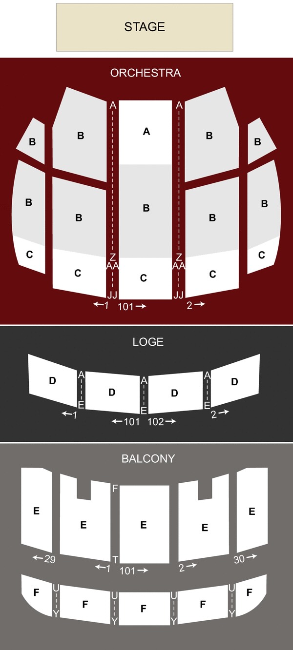 Stanley Center Seating Chart