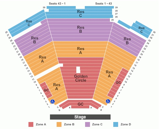 Van Wezel Performing Arts Hall Seating Chart