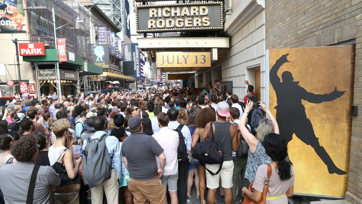 high demand tickets to Hamilton musical