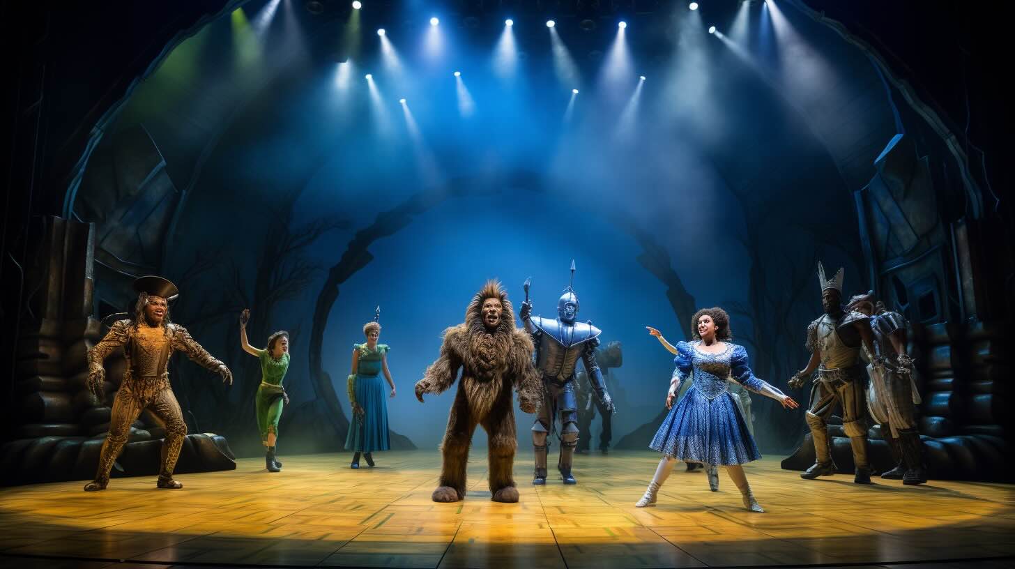 The Wiz musical Broadway stage