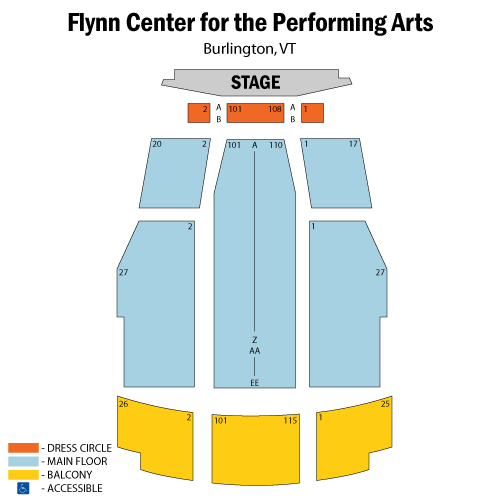 flynn center seating chart