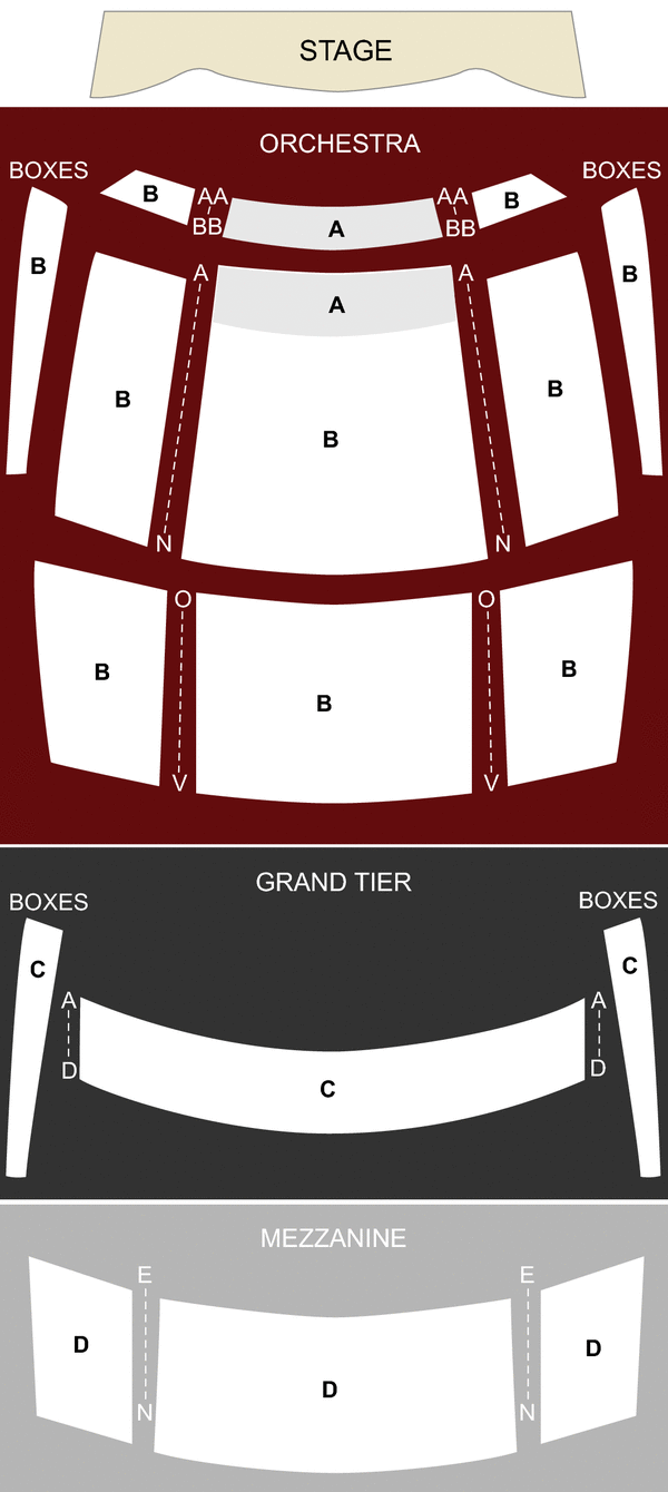 knight theatre seating chart