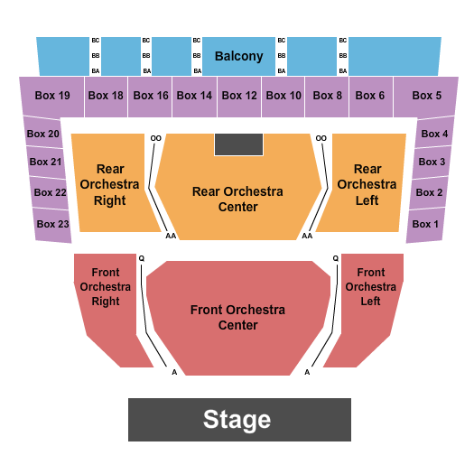 mcknight center seating chart