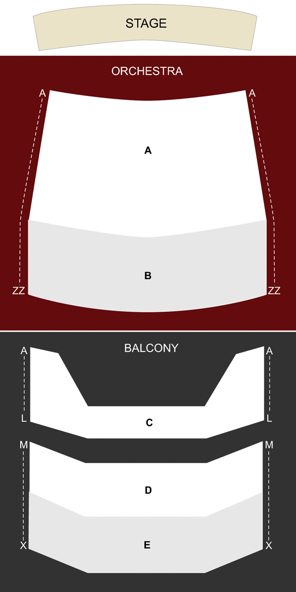 saroyan theater seating chart