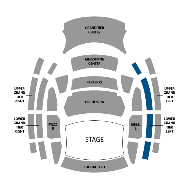 kauffman center seating chart