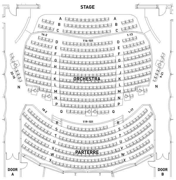 harris center folsom seating chart