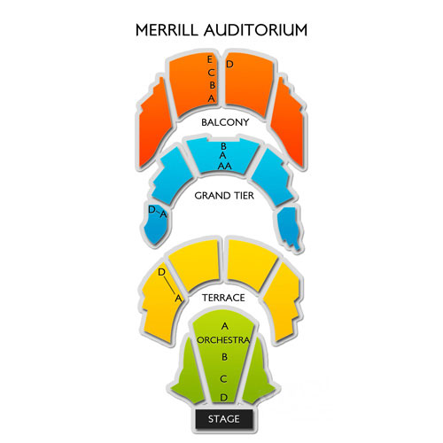 merrill auditorium seating chart