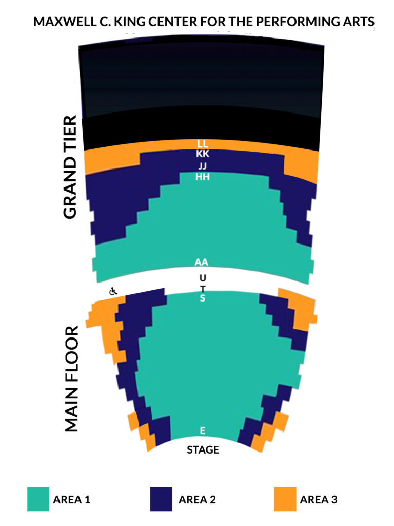 king center melbourne fl seating chart