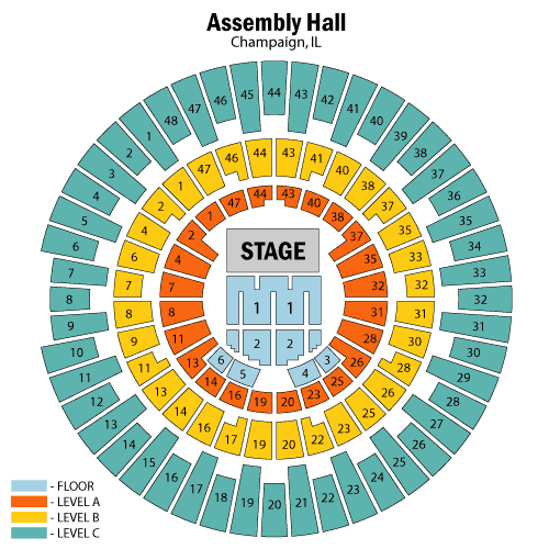 state farm center seating chart