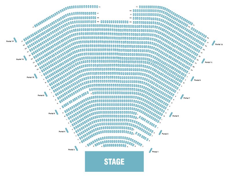 ruth eckerd hall seating chart